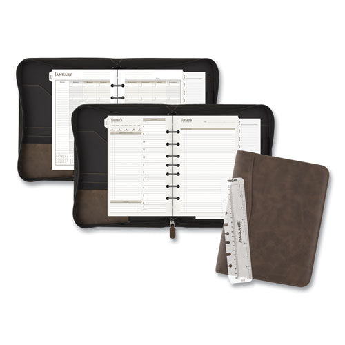 Distressed Brown Leather Starter Set, 6.75 X 3.75, Brown