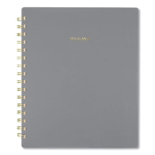Harmony Weekly-monthly Poly Planner, 8.75 X 7, Gray, 2022