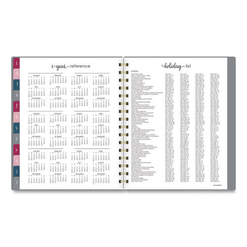 Harmony Weekly-monthly Poly Planner, 8.75 X 7, Gray, 2022