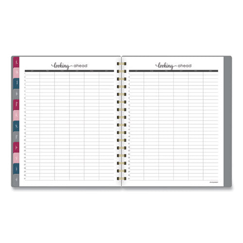 Harmony Weekly-monthly Poly Planner, 8.75 X 7, Gray, 2022