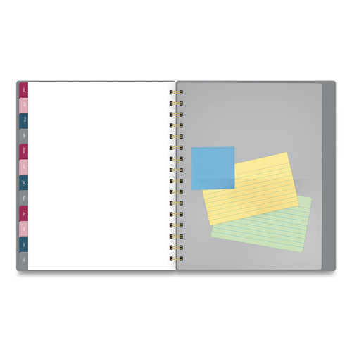 Harmony Weekly-monthly Poly Planner, 8.75 X 7, Gray, 2022