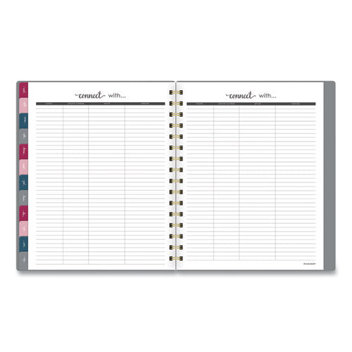 Harmony Weekly-monthly Poly Planner, 8.75 X 7, Gray, 2022