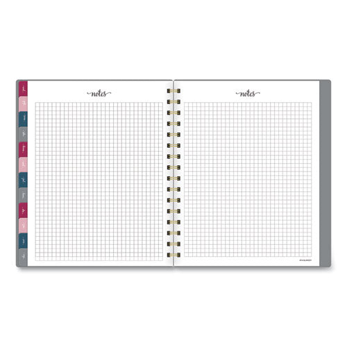 Harmony Weekly-monthly Poly Planner, 8.75 X 7, Gray, 2022