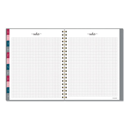 Harmony Weekly-monthly Poly Planner, 11 X 8.5, Gray, 2022