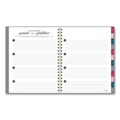 Harmony Weekly-monthly Poly Planner, 11 X 8.5, Gray, 2022