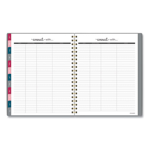 Harmony Weekly-monthly Poly Planner, 11 X 8.5, Gray, 2022