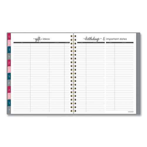 Harmony Weekly-monthly Poly Planner, 11 X 8.5, Gray, 2022