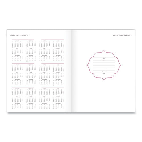 Badge Floral Monthly Planner, 11 X 8.5, 2022
