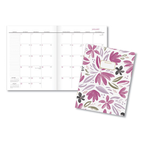 Badge Floral Monthly Planner, 11 X 8.5, 2022