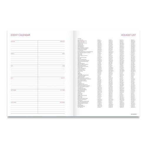 Badge Floral Monthly Planner, 11 X 8.5, 2022