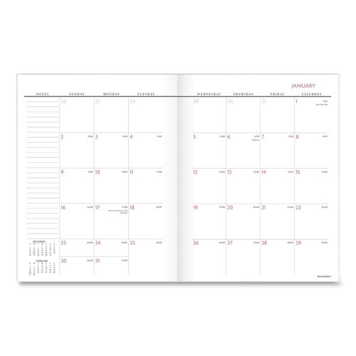 Badge Floral Monthly Planner, 11 X 8.5, 2022