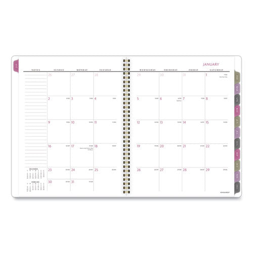 Badge Floral Weekly-monthly Planner, 11 X 8.5, 2022