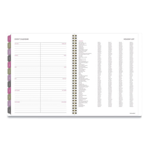 Badge Floral Weekly-monthly Planner, 11 X 8.5, 2022
