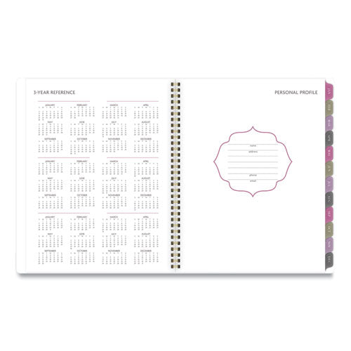 Badge Floral Weekly-monthly Planner, 11 X 8.5, 2022