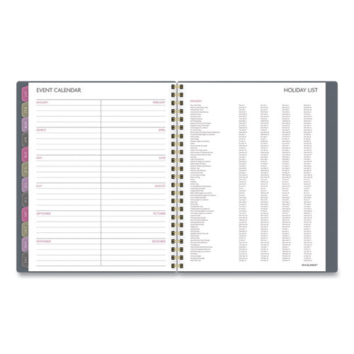 Badge Medallion Weekly-monthly Planner, 8.5 X 5.5, Gray, 2022