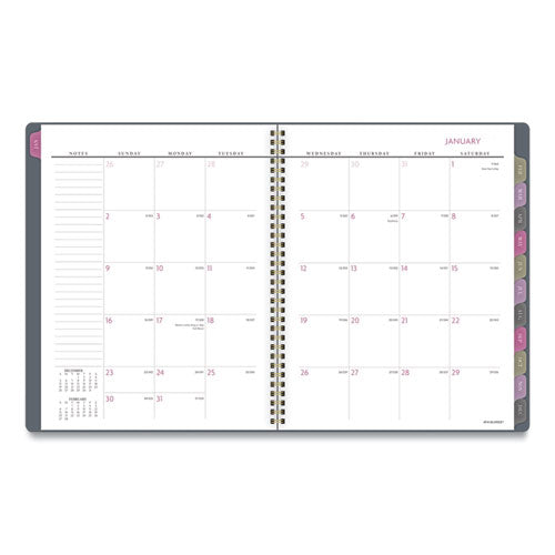 Badge Medallion Weekly-monthly Planner, 11 X 8.5, Gray, 2022