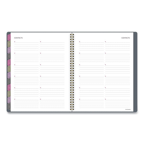 Badge Medallion Weekly-monthly Planner, 11 X 8.5, Gray, 2022
