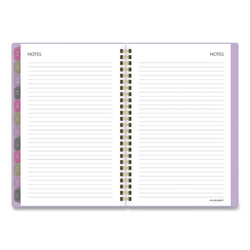 Badge Wave Weekly-monthly Planner, 8.5 X 5.5, Lavendar, 2022