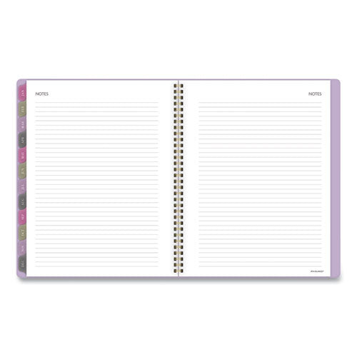 Badge Wave Weekly-monthly Planner, 11 X 8.5, Lavendar, 2022