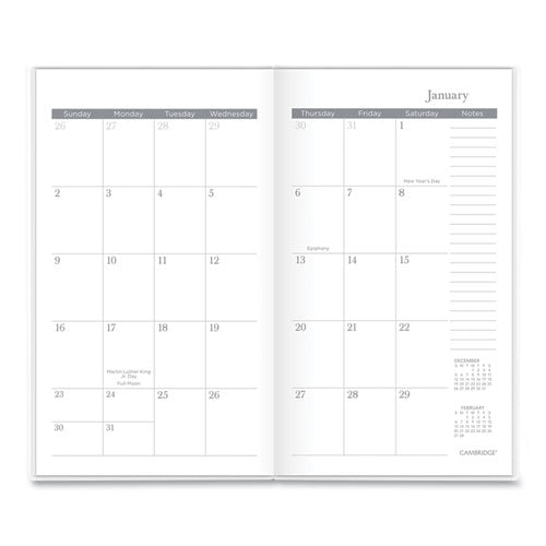Mackenzie 2-year Monthly Planner, 6 X 3.5, Black-white Geo, 2022-2023