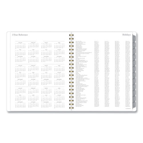 Mackenzie Weekly-monthly Planner, 11 X 8.5, Black-white Geo, 2022