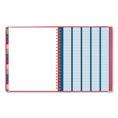 Harmony Weekly-monthly Hardcover Planner, 11 X 8.5, Berry, 2021-2022