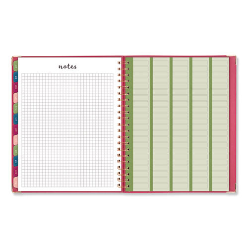 Harmony Weekly-monthly Hardcover Planner, 11 X 8.5, Berry, 2021-2022