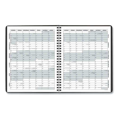 Monthly Planner, 8.75 X 7, Black, 2021