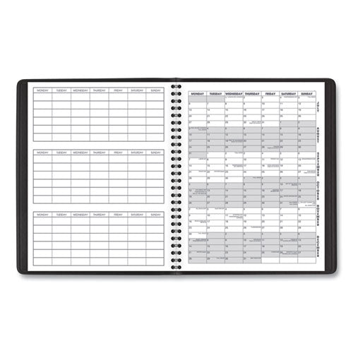 Monthly Planner,8.75 X 7, Black, 2020-2021