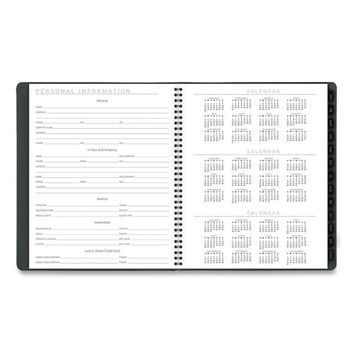 Contemporary Monthly Planner, 11 X 9, Forest Green, 2022