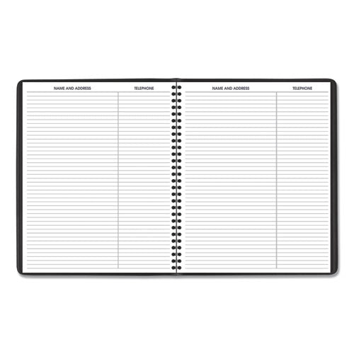 Monthly Planner, 11 X 9, Black, 2021-2022