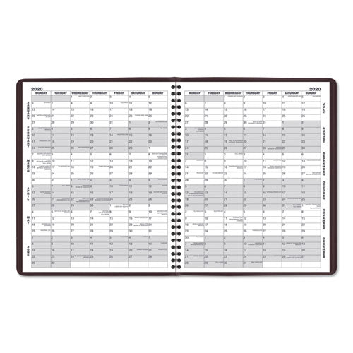 Monthly Planner, 11 X 9, Winestone, 2021-2022