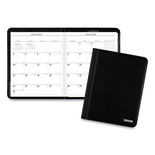 Executive Monthly Padfolio, 11 X 9, White, 2021