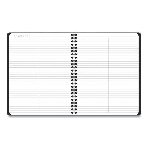 Contemporary Lite Weekly-monthly Planner, 8.75 X 7, Black, 2022