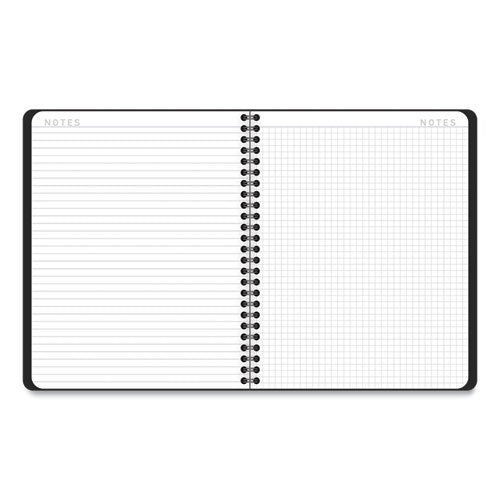 Contemporary Lite Weekly-monthly Planner, 8.75 X 7, Black, 2022