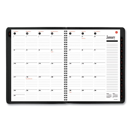 800 Range Weekly-monthly Appointment Book, 11 X 8.25, White, 2021