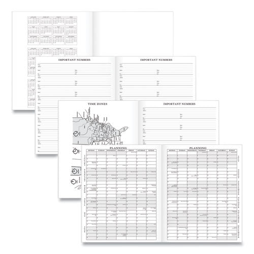 Executive Monthly Padfolio Refill, 11 X 9, White, 2021