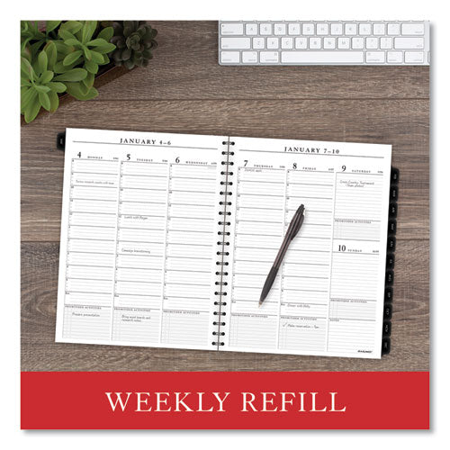 Executive Weekly-monthly Planner Refill, 15-minute, 11 X 8.25, 2021
