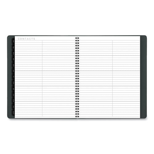 Contemporary Weekly-monthly Planner, 11 X 8.25, Forest Green, 2022