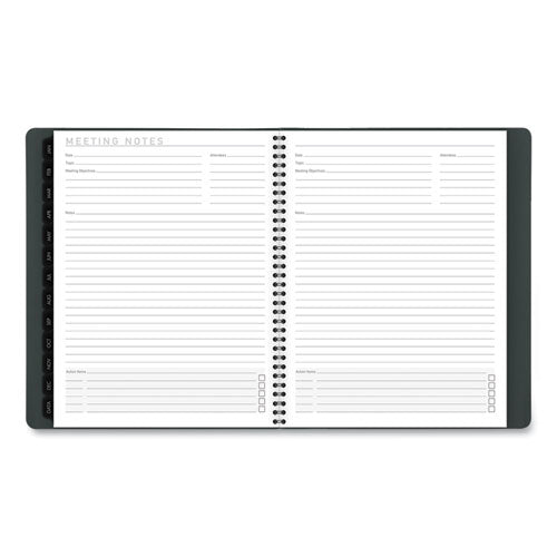 Contemporary Weekly-monthly Planner, 11 X 8.25, Forest Green, 2022