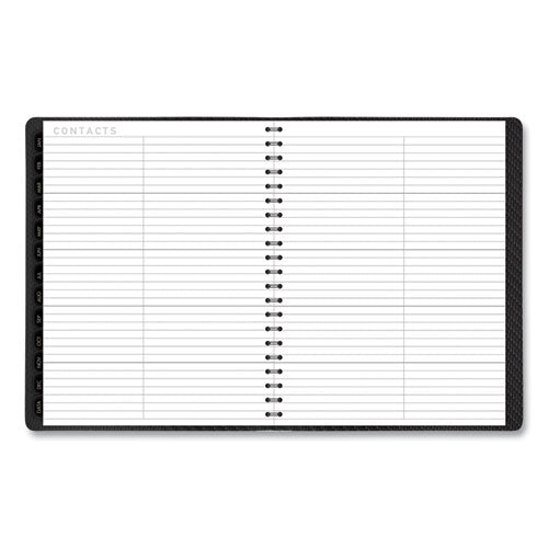 Contemporary Weekly-monthly Planner, Column, 11 X 8.25, Graphite Cover, 2021