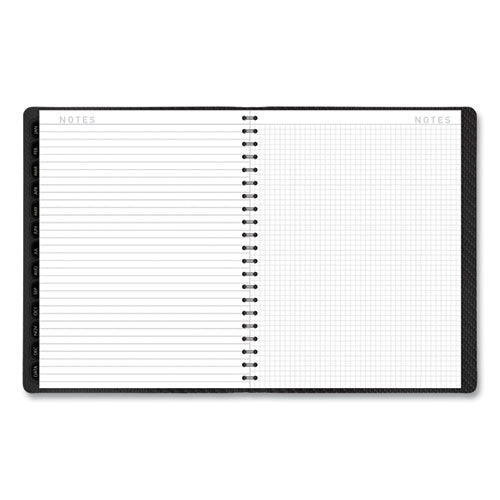 Contemporary Weekly-monthly Planner, Column, 11 X 8.25, Graphite Cover, 2021