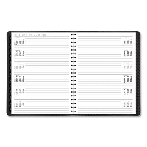 Contemporary Weekly-monthly Planner, Column, 11 X 8.25, Graphite Cover, 2021