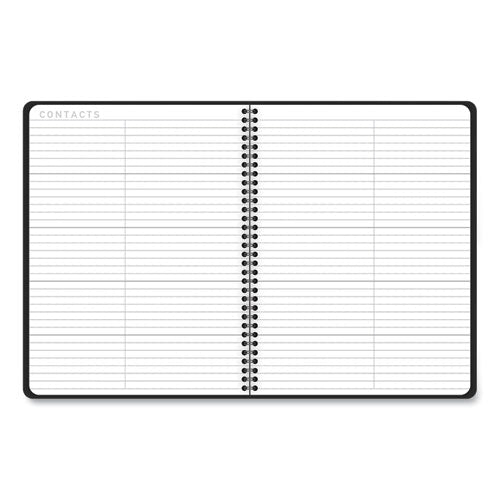 Contemporary Lite Weekly-monthly Planner, 11 X 8.25, Black, 2022