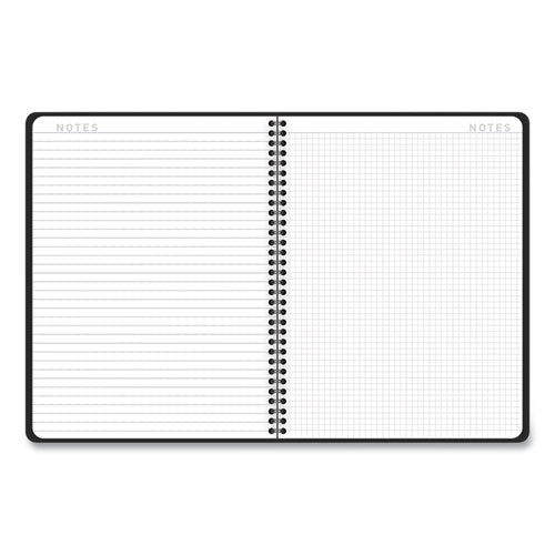 Contemporary Lite Weekly-monthly Planner, 11 X 8.25, Black, 2022