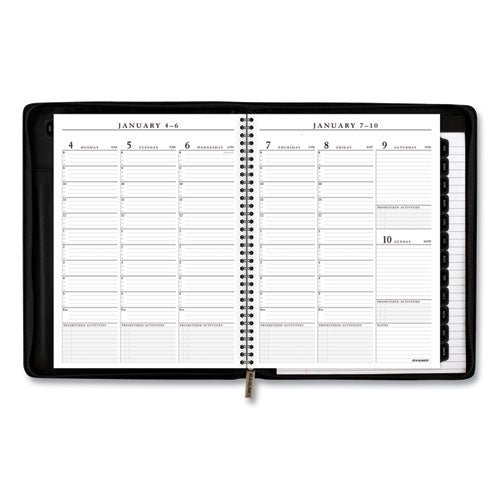 Columnar Executive Weekly-monthly Appointment Book, Zipper, 11 X 8.25, 2021