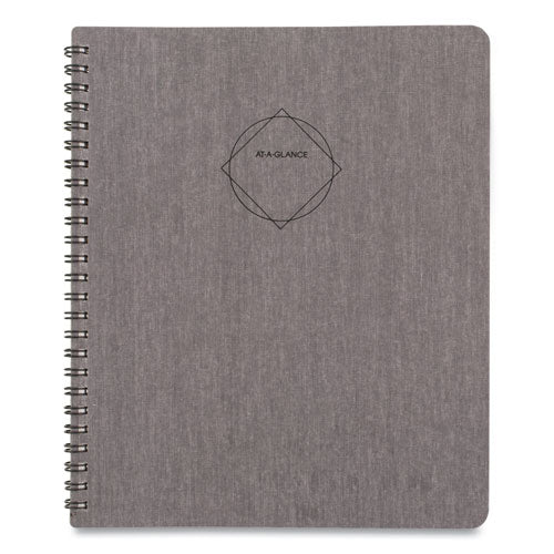 Elevation Linen Weekly-monthly Planner, 8.75 X 7, Black, 2021