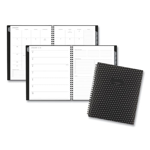 Elevation Poly Weekly-monthly Planner, 8.75 X 7, Black, 2021