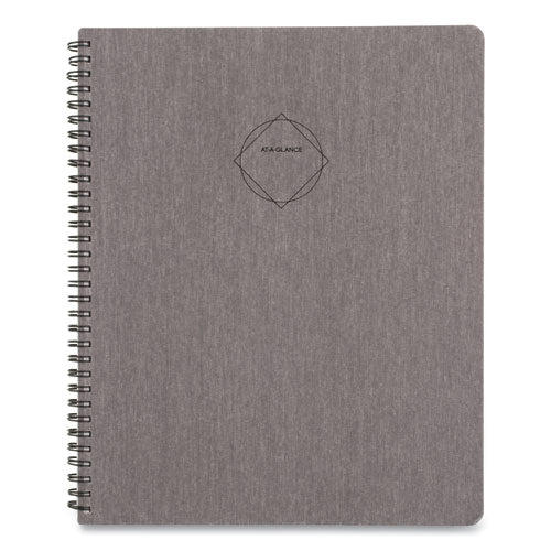Elevation Linen Weekly-monthly Planner, 11 X 8.5, Black, 2021