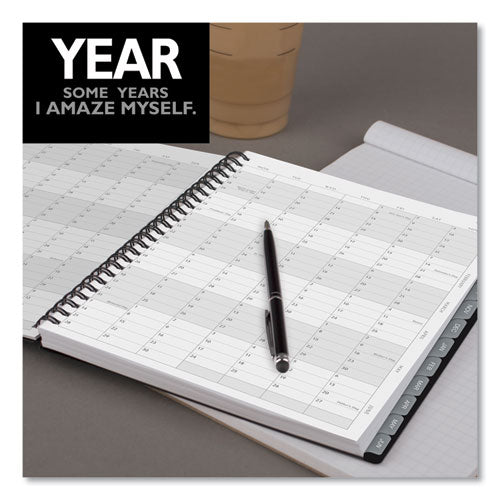 Elevation Academic Weekly-monthly Planner, 11 X 8.5, Black, 2020-2021
